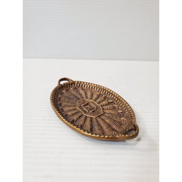 Vintage / BRASS SOAP DISH / Solid Brass Soap Holder Soap Dispenser Vinta… - Picture 5 of 10